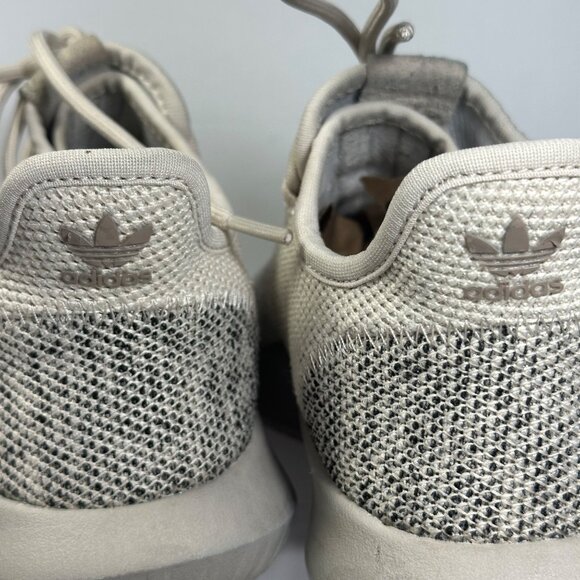 Adidas Tubular Beige/Gray Knit Running Shoes Size Mens 4.5 Ladies 6.5 Athletic - Picture 10 of 14
